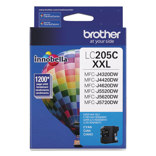 Brother Lc205c Innobella Super High-yield Ink 1200 Page-yield Cyan