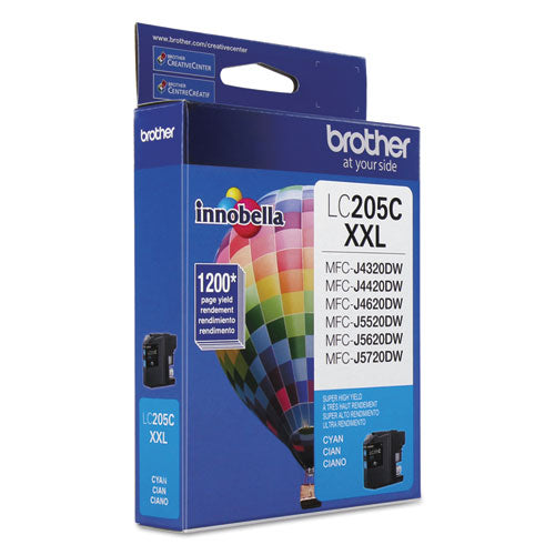 Brother Lc205c Innobella Super High-yield Ink 1200 Page-yield Cyan