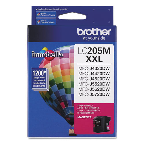 Brother Lc205m Innobella Super High-yield Ink 1200 Page-yield Magenta