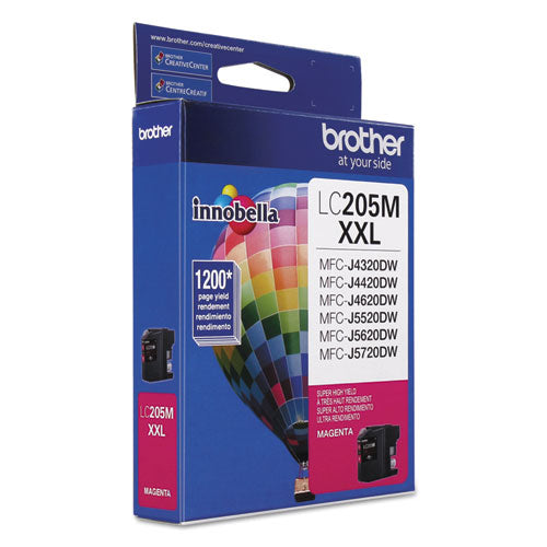 Brother Lc205m Innobella Super High-yield Ink 1200 Page-yield Magenta