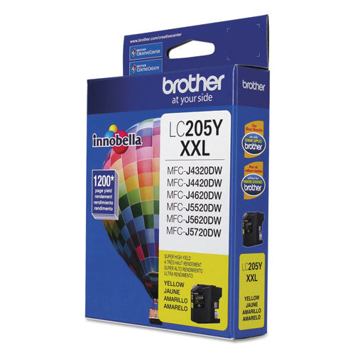 Brother Lc205y Innobella Super High-yield Ink 1200 Page-yield Yellow