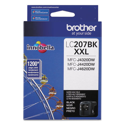 Brother Lc207bk Innobella Super High-yield Ink 1200 Page-yield Black