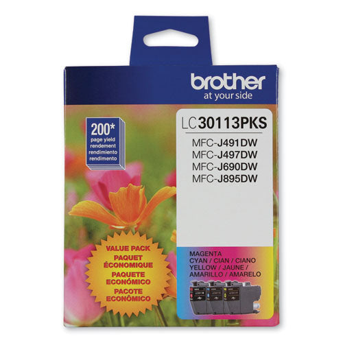 Brother Lc3011 Ink 200 Page-yield Cyan/magenta/yellow