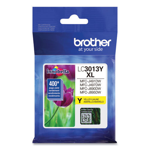 Brother Lc3013y High-yield Ink 400 Page-yield Yellow