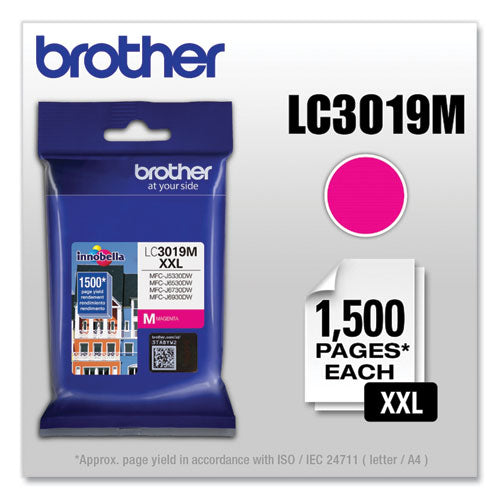 Brother Lc3019m Innobella Super High-yield Ink 1300 Page-yield Magenta