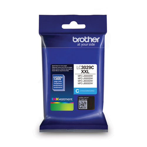 Brother Lc30293pk Inkvestment Super High-yield Ink 1500 Page-yield Cyan/magenta/yellow