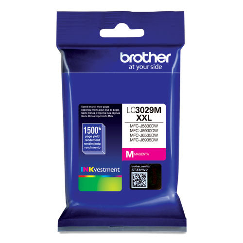 Brother Lc3029m Inkvestment Super High-yield Ink 1500 Page-yield Magenta