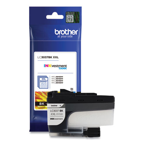 Brother Lc3037bk Inkvestment Super High-yield Ink 3000 Page-yield Black