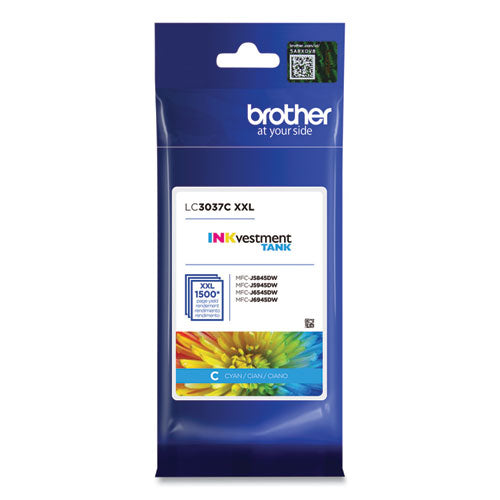 Brother Lc3037c Inkvestment Super High-yield Ink 1500 Page-yield Cyan