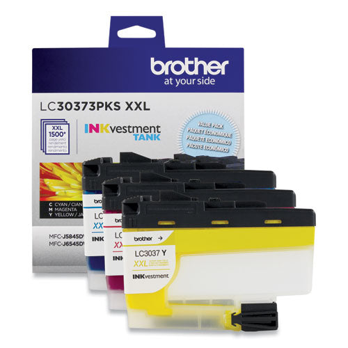 Brother Lc3037y Inkvestment Super High-yield Ink 1500 Page-yield Yellow