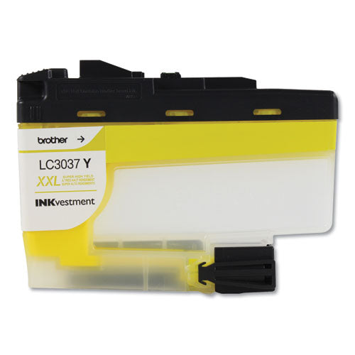 Brother Lc3037y Inkvestment Super High-yield Ink 1500 Page-yield Yellow