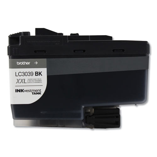 Brother Lc3039bk Inkvestment Ultra High-yield Ink 6000 Page-yield Black