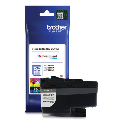 Brother Lc3039bk Inkvestment Ultra High-yield Ink 6000 Page-yield Black