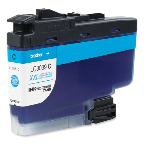 Brother Lc3039c Inkvestment Ultra High-yield Ink 5000 Page-yield Cyan