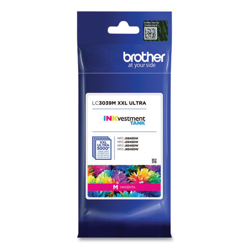 Brother Lc3039m Inkvestment Ultra High-yield Ink 5000 Page-yield Magenta