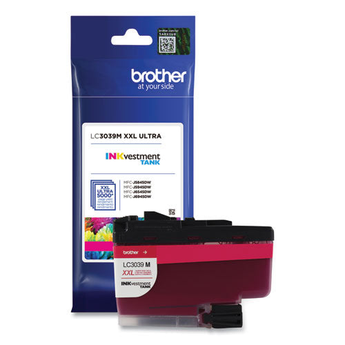 Brother Lc3039m Inkvestment Ultra High-yield Ink 5000 Page-yield Magenta