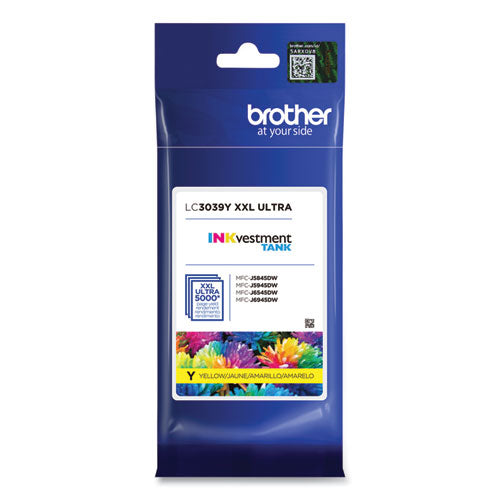 Brother Lc3039y Inkvestment Ultra High-yield Ink 5000 Page-yield Yellow