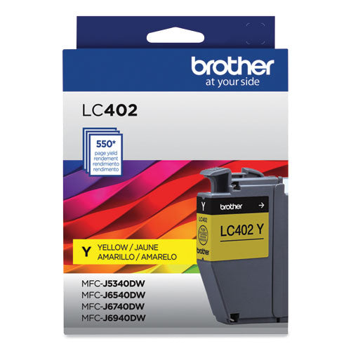 Brother Lc402ys Ink 550 Page-yield Yellow