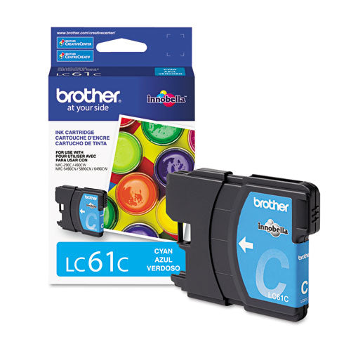 Brother Lc61c Innobella Ink 325 Page-yield Cyan