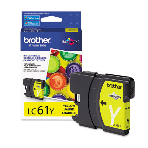 Brother Lc61y Innobella Ink 325 Page-yield Yellow