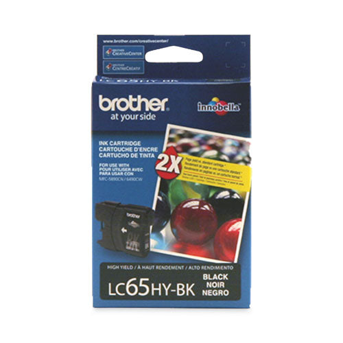 Brother Lc65hybk Innobella High-yield Ink 900 Page-yield Black