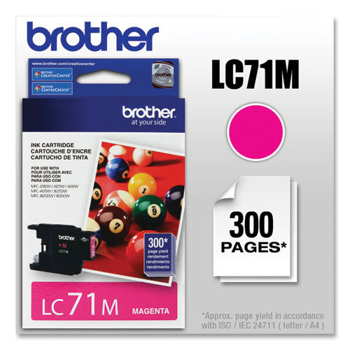 Brother Lc71m Innobella Ink 300 Page-yield Magenta