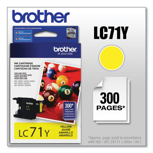 Brother Lc71y Innobella Ink 300 Page-yield Yellow