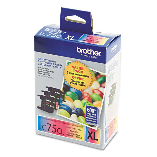 Brother Lc753pks Innobella High-yield Ink 600 Page-yield Cyan/magenta/yellow