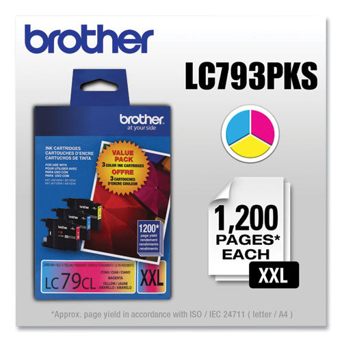 Brother Lc793pks Innobella Super High-yield Ink 1200 Page-yield Cyan/magenta/yellow