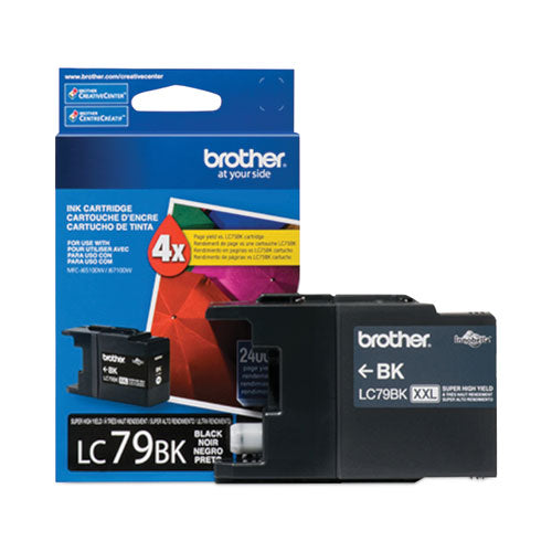 Brother Lc79bk Innobella Super High-yield Ink 2400 Page-yield Black