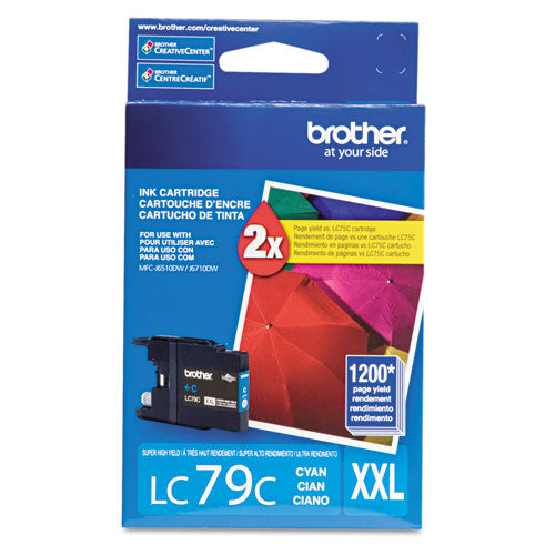 Brother Lc79c Innobella Super High-yield Ink 1200 Page-yield Cyan