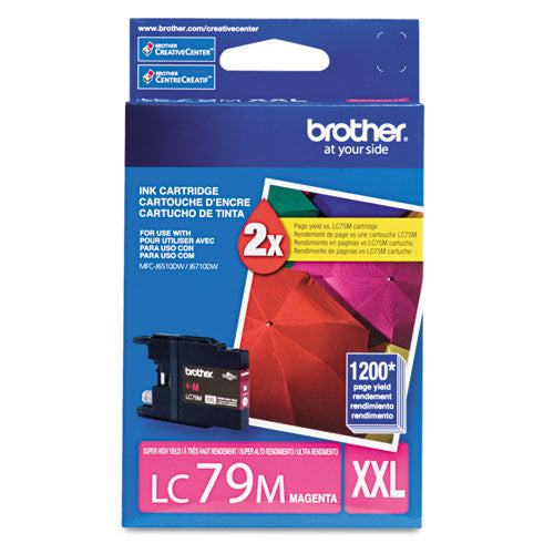 Brother Lc79m Innobella Super High-yield Ink 1200 Page-yield Magenta