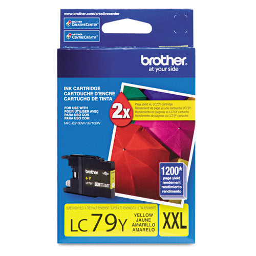 Brother Lc79y Innobella Super High-yield Ink 1200 Page-yield Yellow