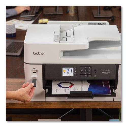 Brother Mfc-j6540dw Business Color All-in-one Inkjet Printer Copy/fax/print/scan