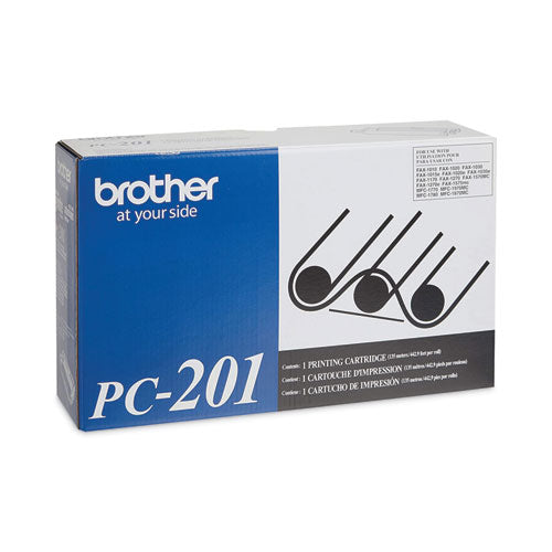 Brother Pc-201 Thermal Transfer Print Cartridge 450 Page-yield Black