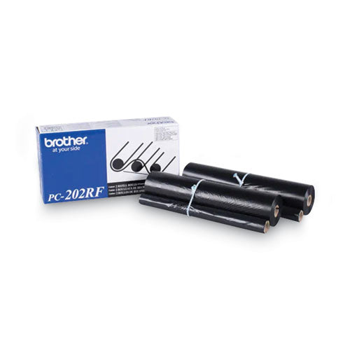 Brother Pc-202rf Thermal Transfer Refill Roll 450 Page-yield Black 2/pack