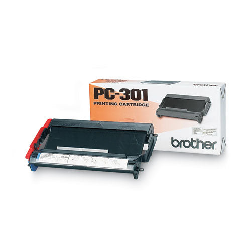 Brother Pc-301 Thermal Transfer Print Cartridge 250 Page-yield Black