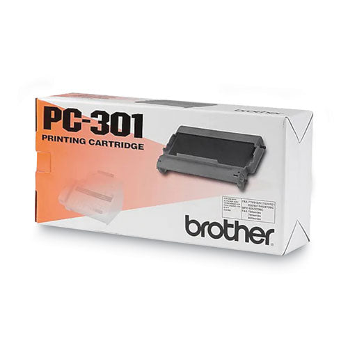 Brother Pc-301 Thermal Transfer Print Cartridge 250 Page-yield Black