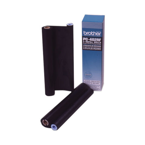 Brother Pc-402rf Thermal Transfer Refill Roll 150 Page-yield Black 2/pack