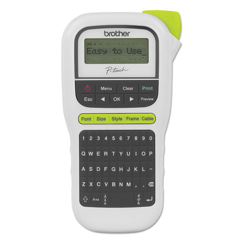 Brother P-Touch Pt-h110 Easy Portable Label Maker 2 Lines 4.5x6.13x2.5