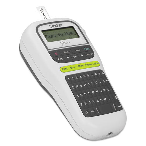 Brother P-Touch Pt-h110 Easy Portable Label Maker 2 Lines 4.5x6.13x2.5