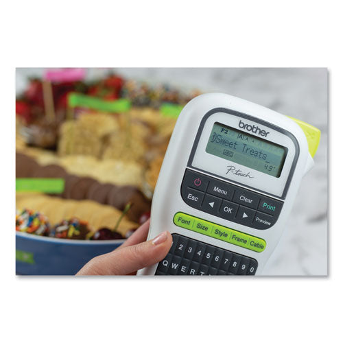 Brother P-Touch Pt-h110 Easy Portable Label Maker 2 Lines 4.5x6.13x2.5