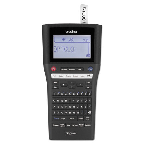 Brother P-Touch Pt-h500li Rechargeable Take-it-anywhere Labeler With Pc-connectivity 30 Mm/s Print Speed 4.8x9.7x3.5