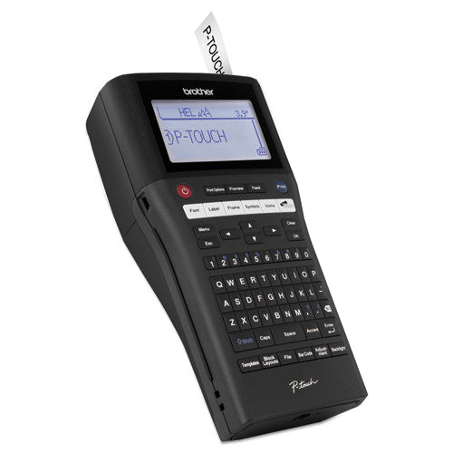 Brother P-Touch Pt-h500li Rechargeable Take-it-anywhere Labeler With Pc-connectivity 30 Mm/s Print Speed 4.8x9.7x3.5