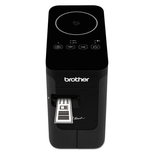 Brother P-Touch Pt-p750w Compact Label Maker With Wireless Enabled Printing 30 Mm/s Print Speed 6x3.12x5.62