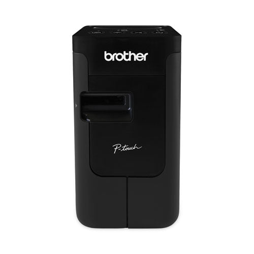 Brother P-Touch Pt-p750w Compact Label Maker With Wireless Enabled Printing 30 Mm/s Print Speed 6x3.12x5.62