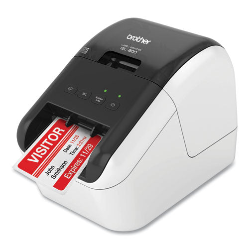 Brother Ql-800 High-speed Professional Label Printer 93 Labels/min Print Speed 5x8.75x6