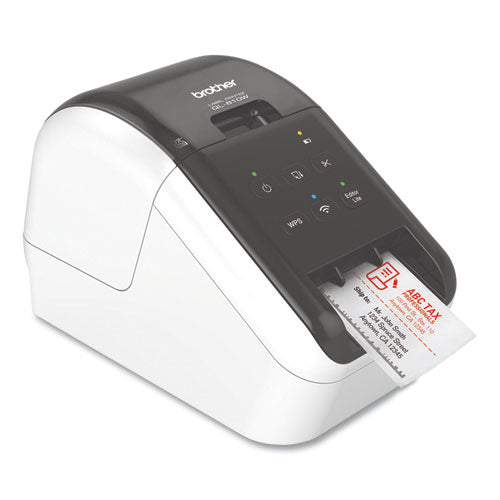 Brother Ql-810w Ultra-fast Label Printer With Wireless Networking 110 Labels/min Print Speed 5x9.38x6