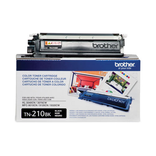 Brother Tn210bk Toner 2200 Page-yield Black