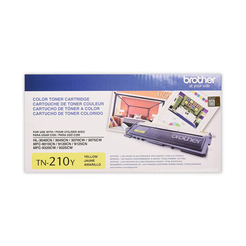 Brother Tn210y Toner 1400 Page-yield Yellow